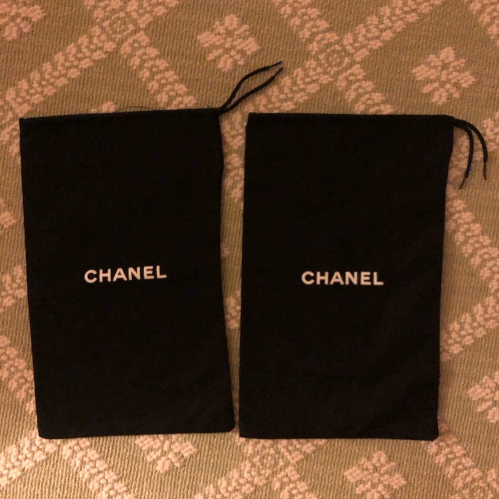 Chanel shoe dust bags